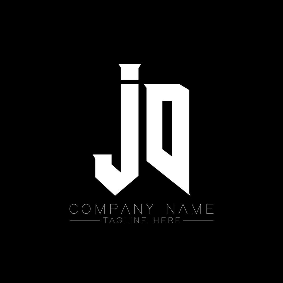 design de logotipo de letra jd. letras iniciais ícone do logotipo da jd gaming para empresas de tecnologia. modelo de design de logotipo mínimo de carta de tecnologia jd. vetor de design de letra jd com cores brancas e pretas. jd