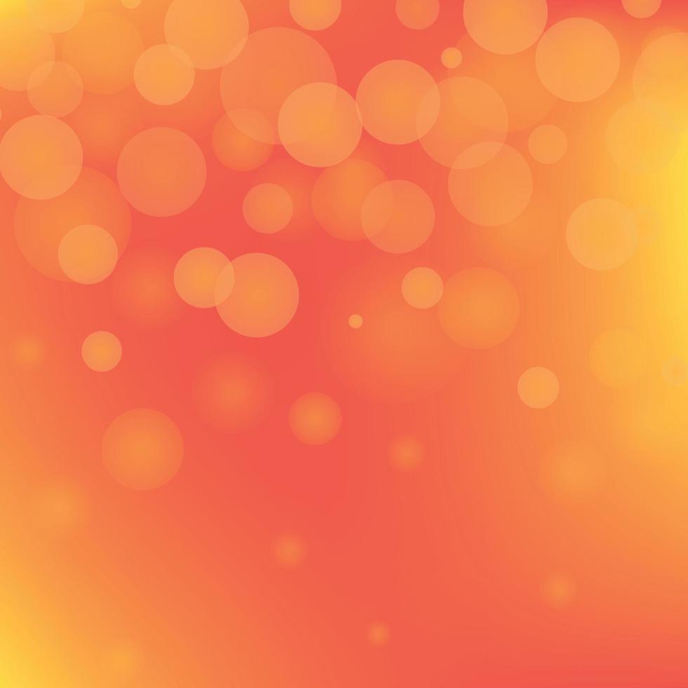 fundo abstrato amarelo bokeh com círculos desfocados e glitter. elemento de decoração para feriados de Natal e ano novo, cartões, banners da web, cartazes - vetor