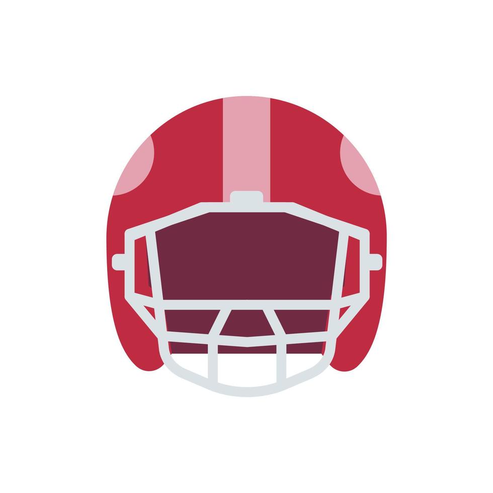 um capacete de rugby para proteger os jogadores de futebol americano. vetor