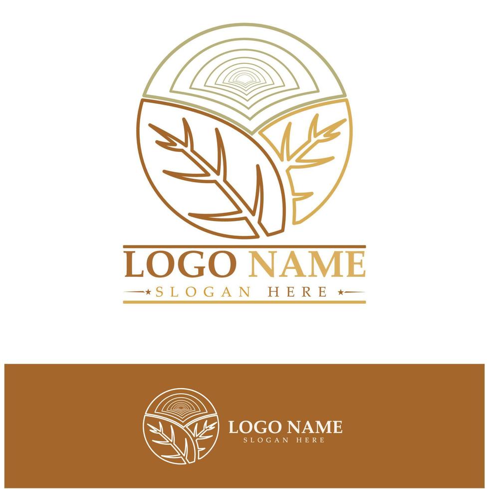 logotipo de folha de tabaco, campo de tabaco e vetor de design de modelo de logotipo de cigarro de tabaco