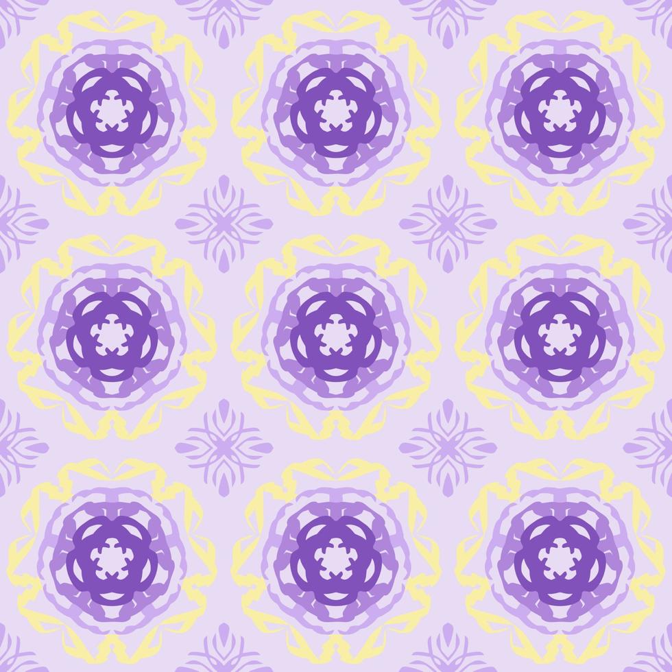 padrão geométrico sem costura com forma tribal. padrão de cor pastel projetado em ikat, asteca, marroquino, tailandês, estilo árabe de luxo. ideal para vestuário de tecido, cerâmica, papel de parede. ilustração vetorial. vetor