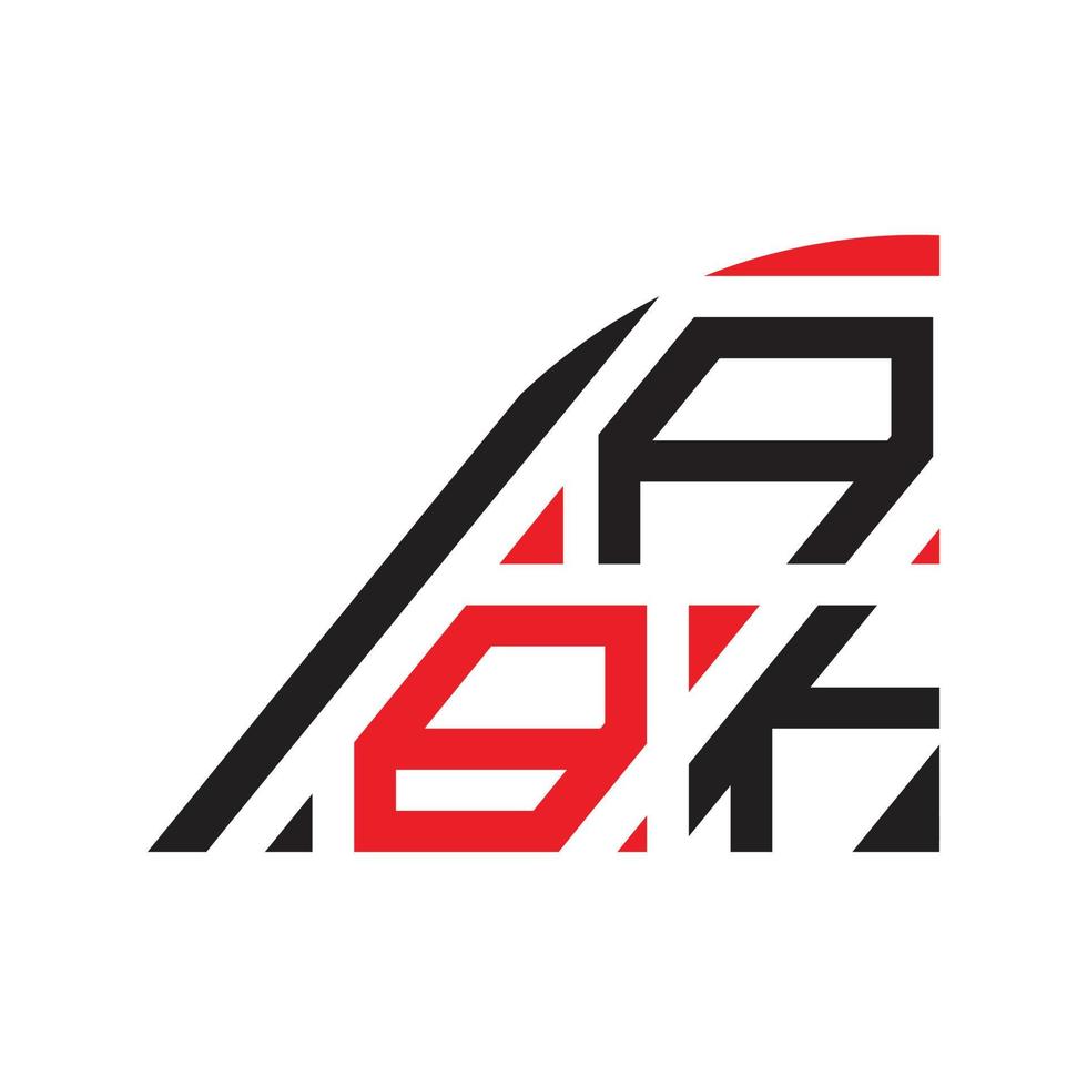 design de logotipo criativo de três letras vetor