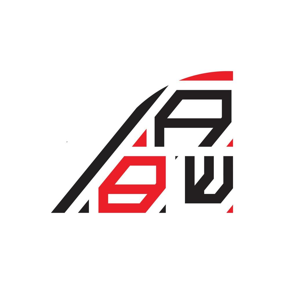 design de logotipo criativo de três letras vetor
