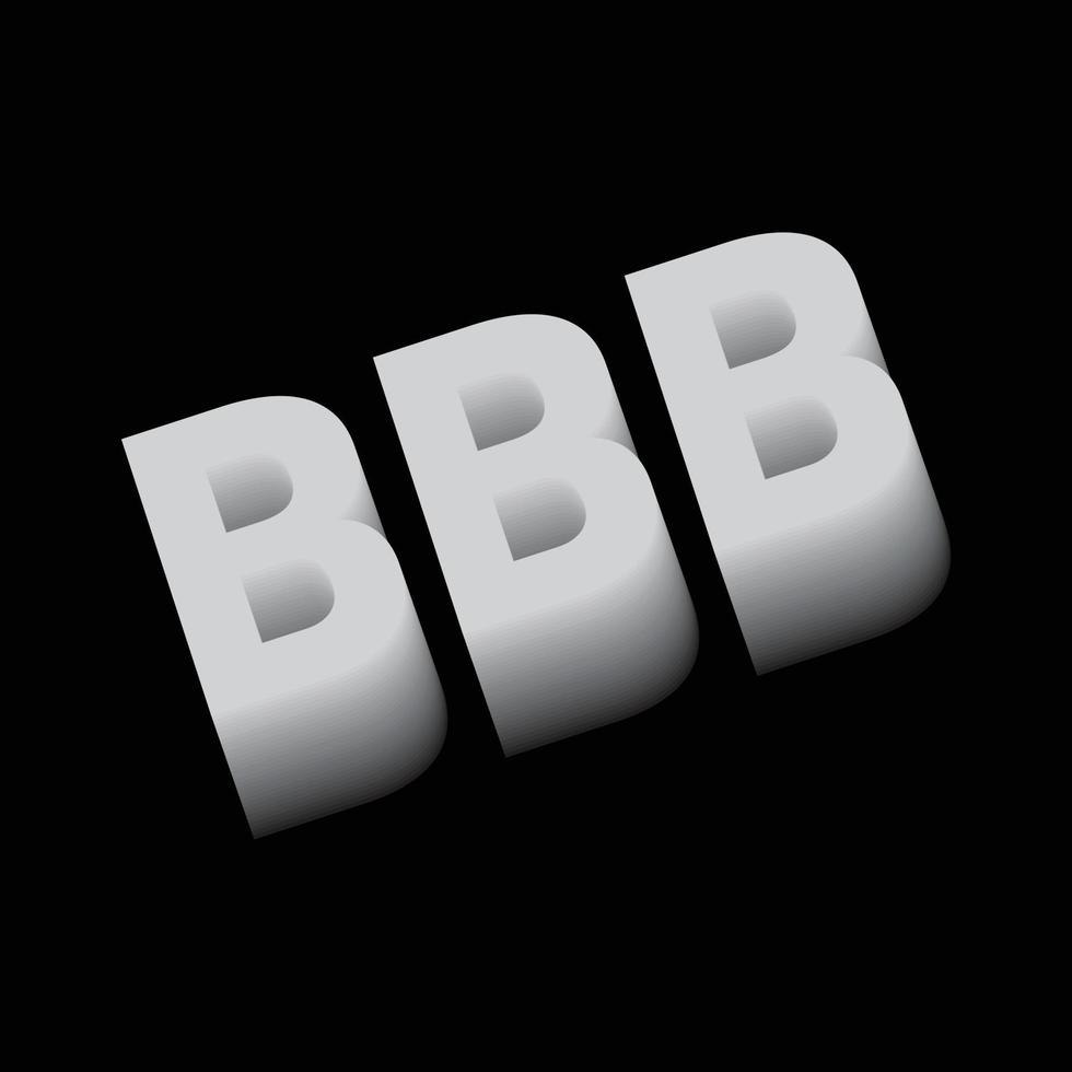 design de logotipo de negócios 3d criativo vetor