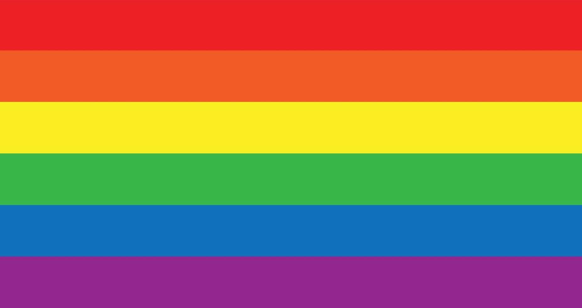 vector lgbt nova bandeira do arco-íris