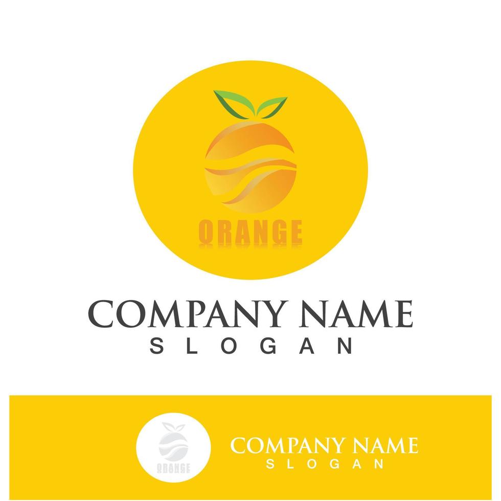 logotipo laranja e ícone de vetor de símbolo