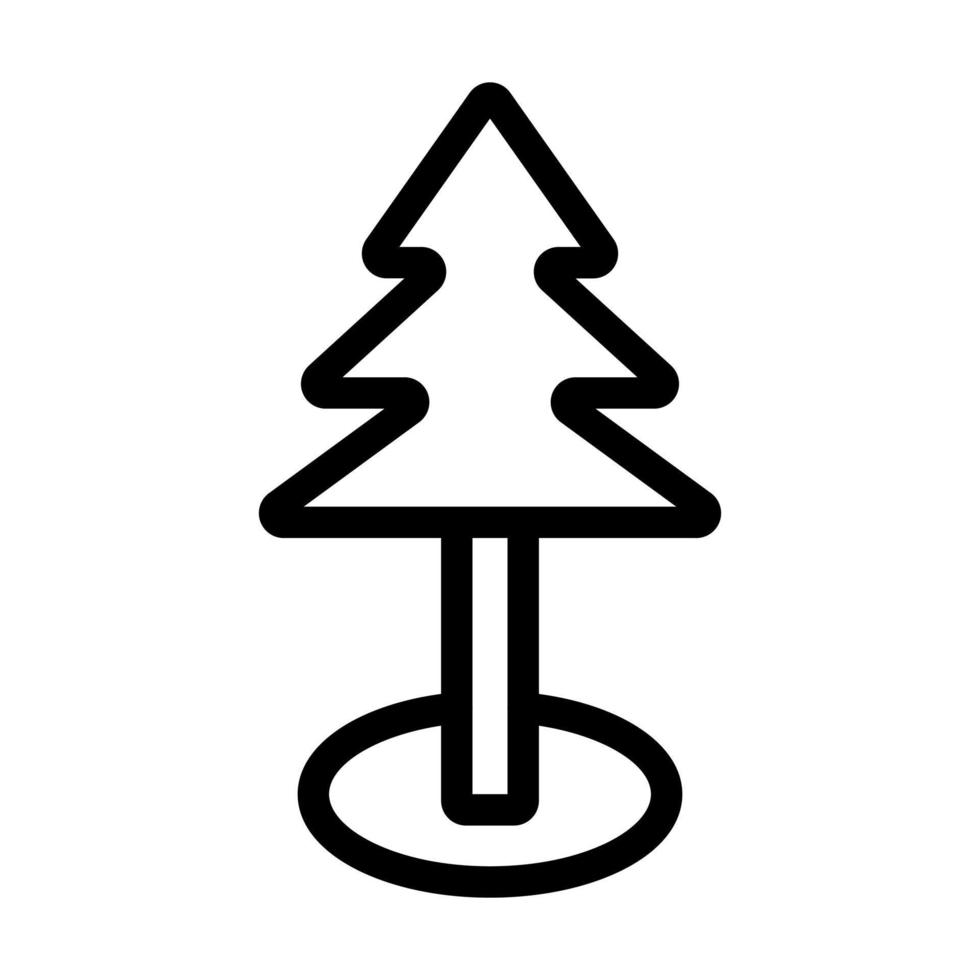 design de ícone de pinheiro vetor