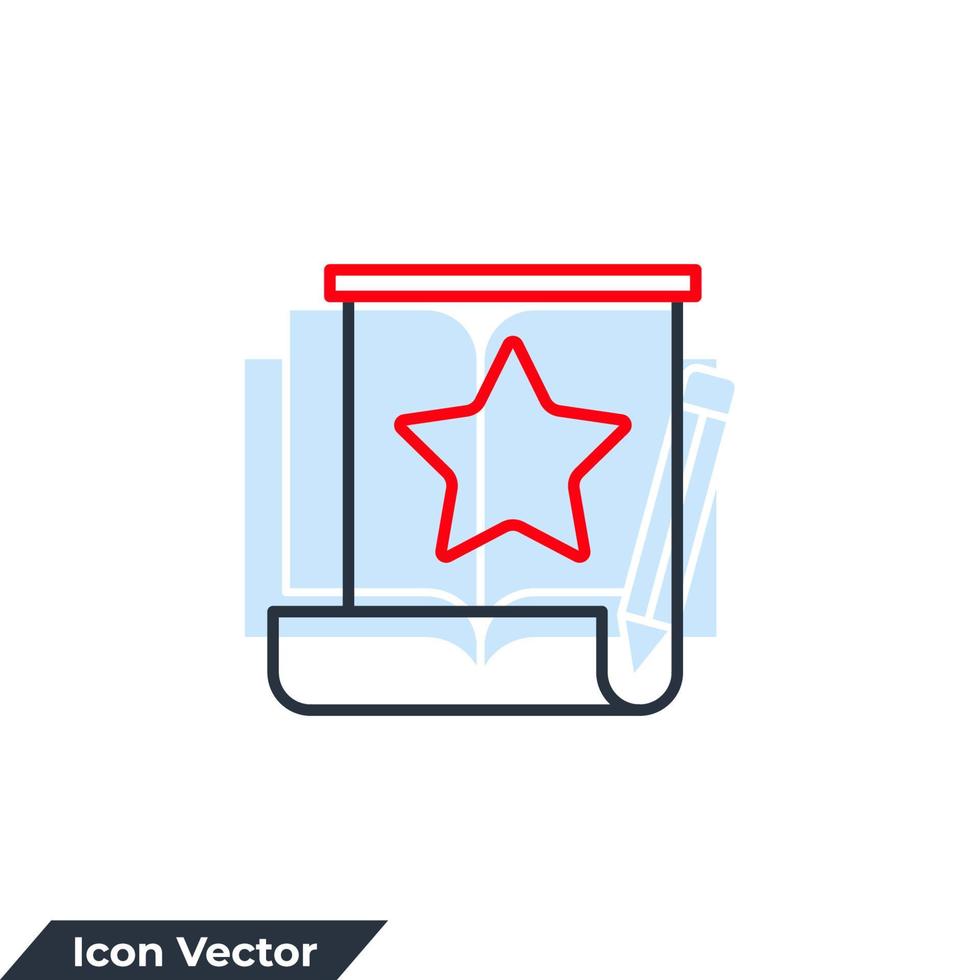 ilustração em vetor logotipo ícone marcador. modelo de símbolo favorito para coleção de design gráfico e web