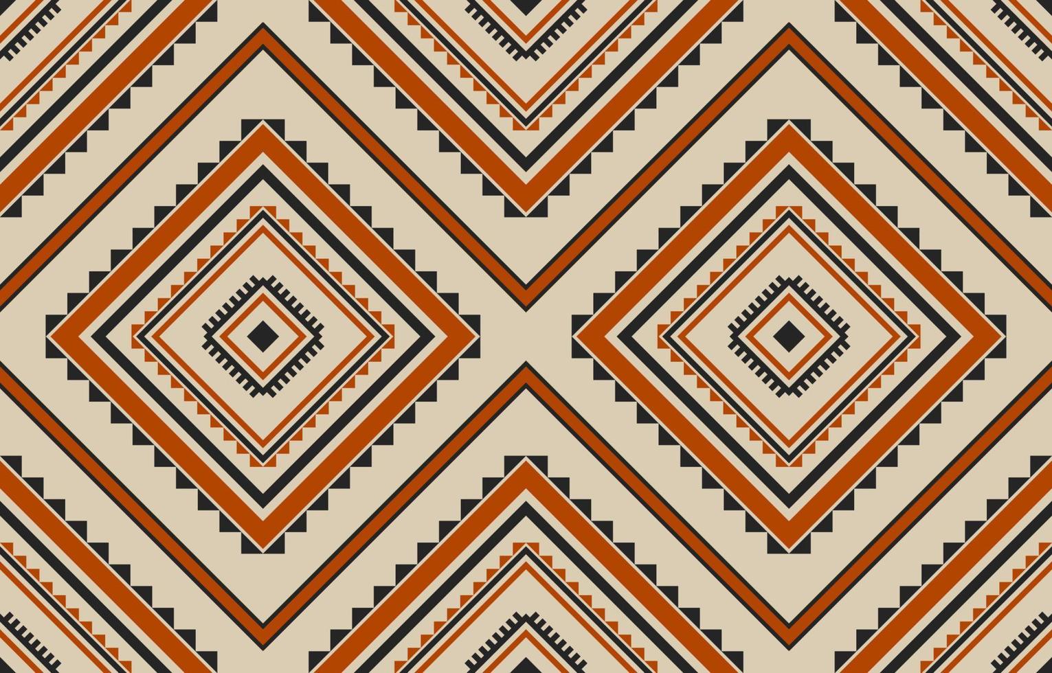 tecido estilo indiano. sem costura padrão geométrico étnico em tribal. impressão de ornamento de arte asteca. vetor