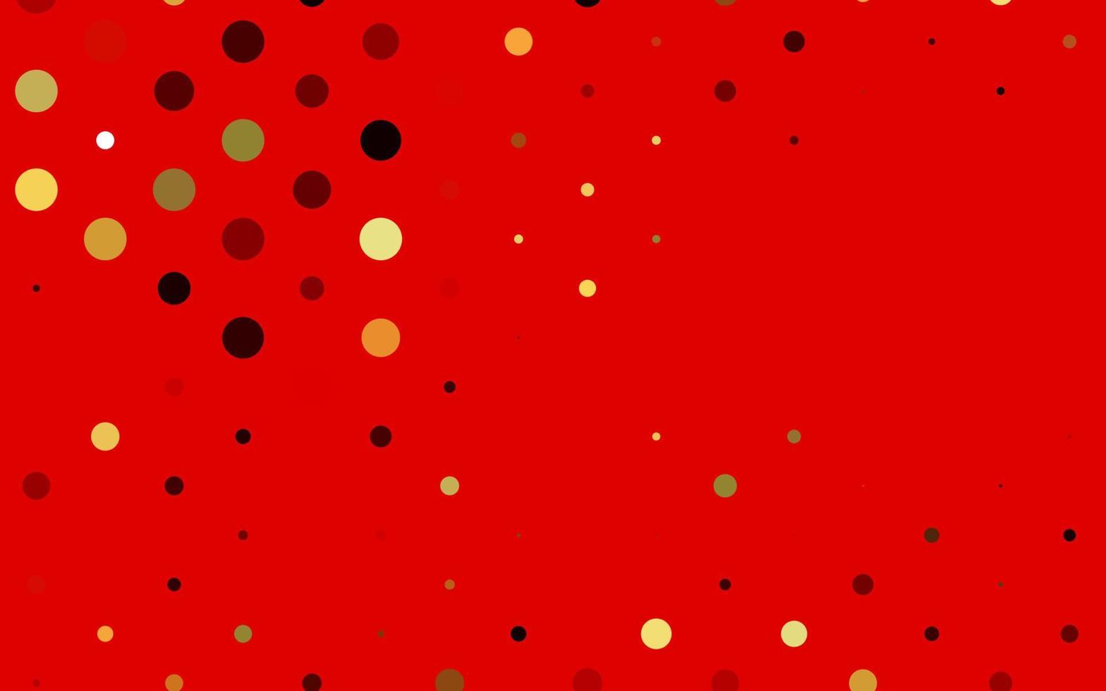 fundo vector vermelho claro com bolhas.