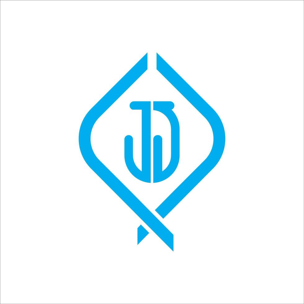 logotipo moderno simples do monograma jj j vetor