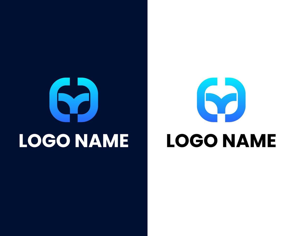 modelo de design de logotipo moderno letra o e y vetor