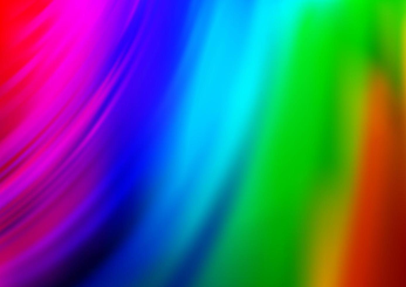 luz multicolorida, modelo de vetor de arco-íris com linhas ovais.