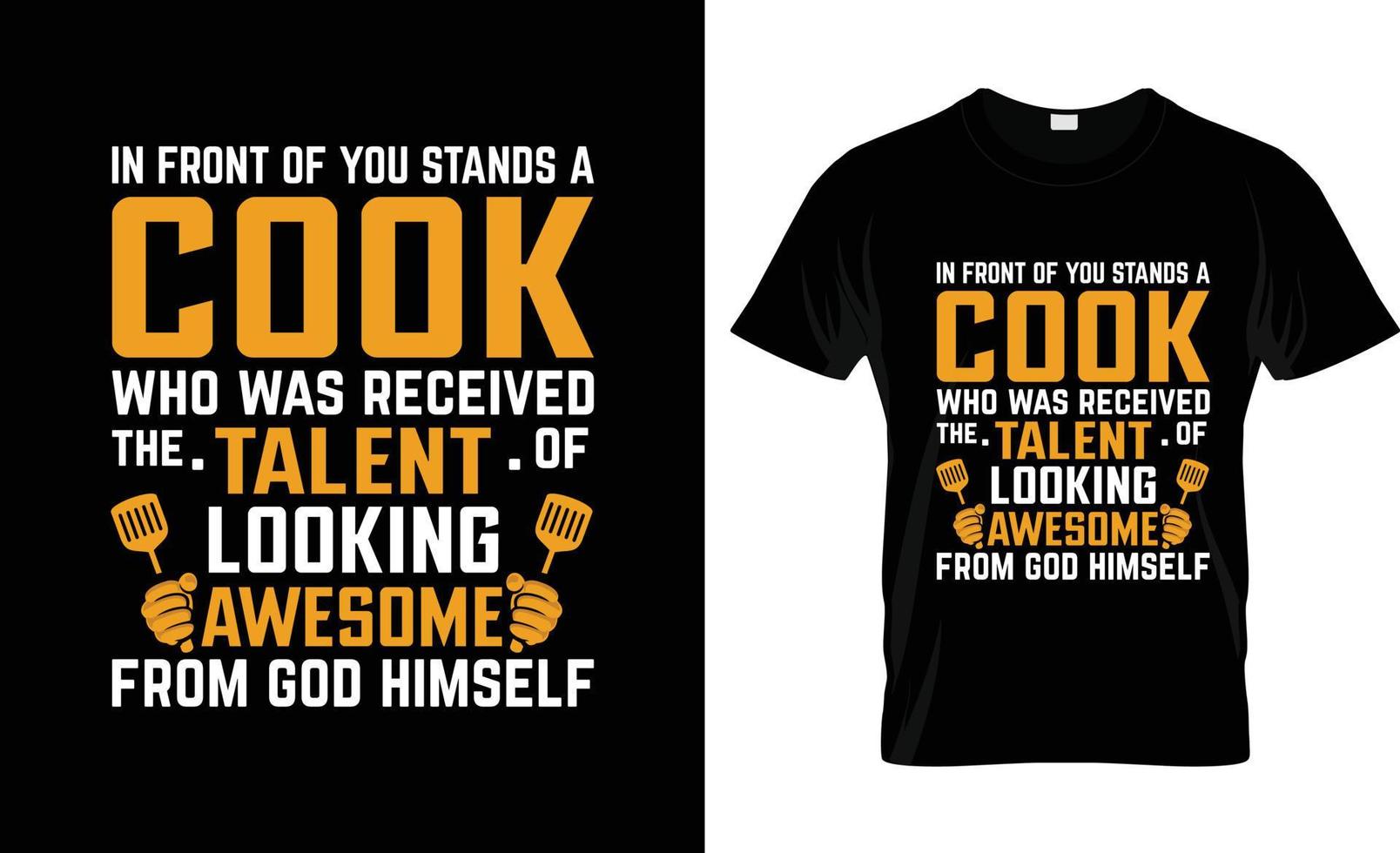 design de camiseta de chef, slogan de camiseta de chef e design de vestuário, tipografia de chef, vetor de chef, ilustração de chef