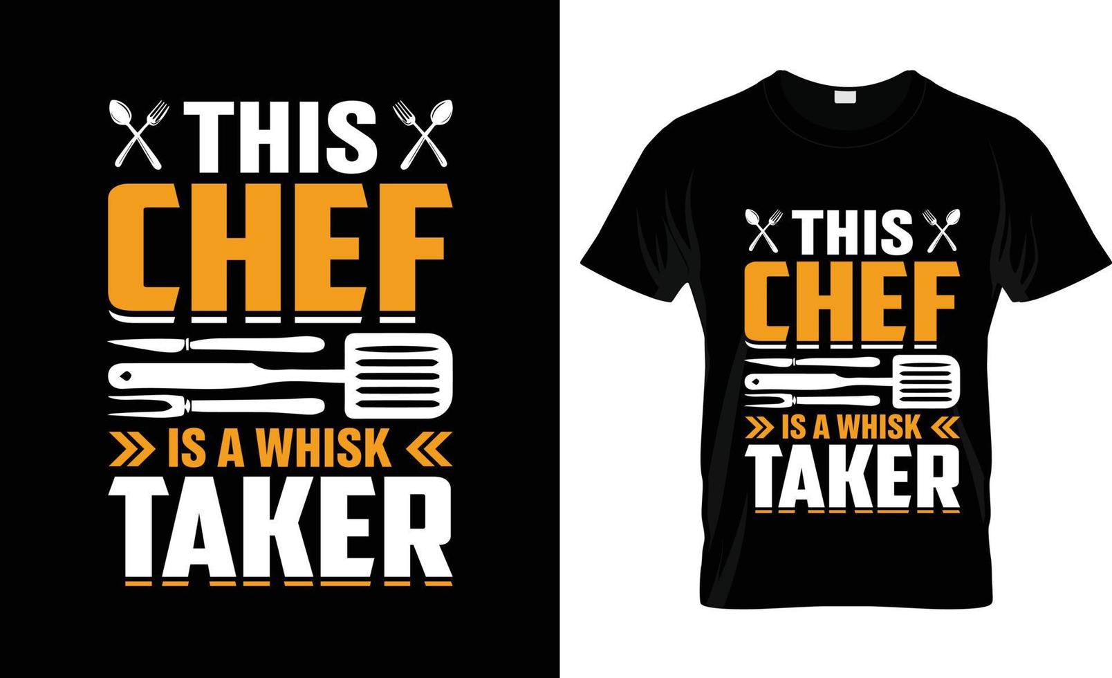 design de camiseta de chef, slogan de camiseta de chef e design de vestuário, tipografia de chef, vetor de chef, ilustração de chef