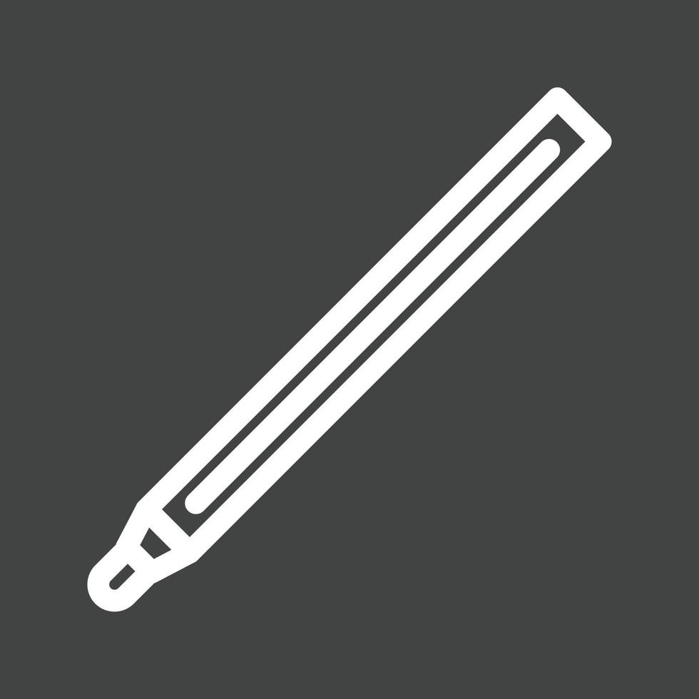 ícone de linha de lápis de lábio invertido vetor
