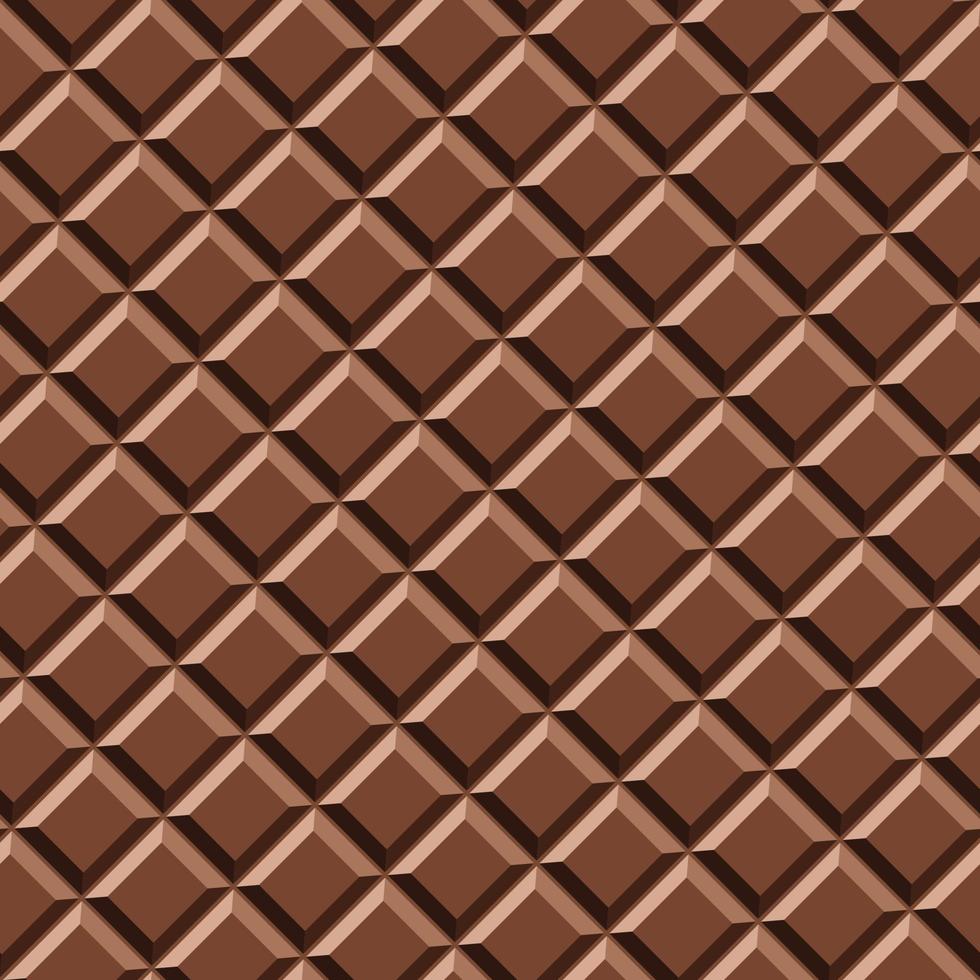 textura de chocolate doce sem costura padrão vetor