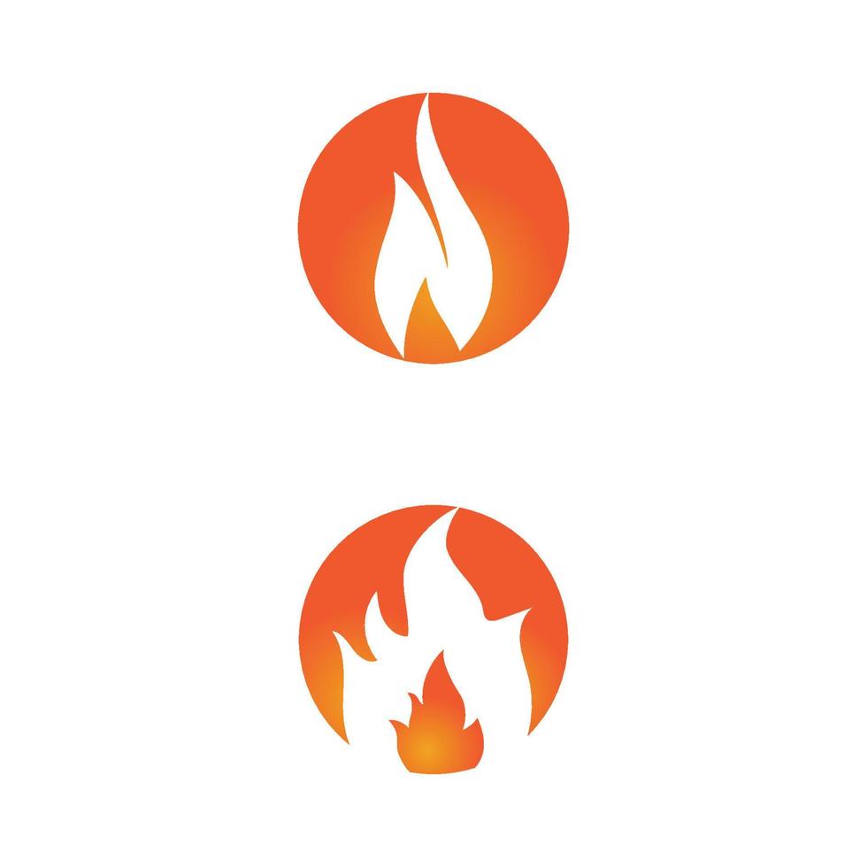 vetor de logotipo de chama de fogo, conceito de logotipo de petróleo, gás e energia