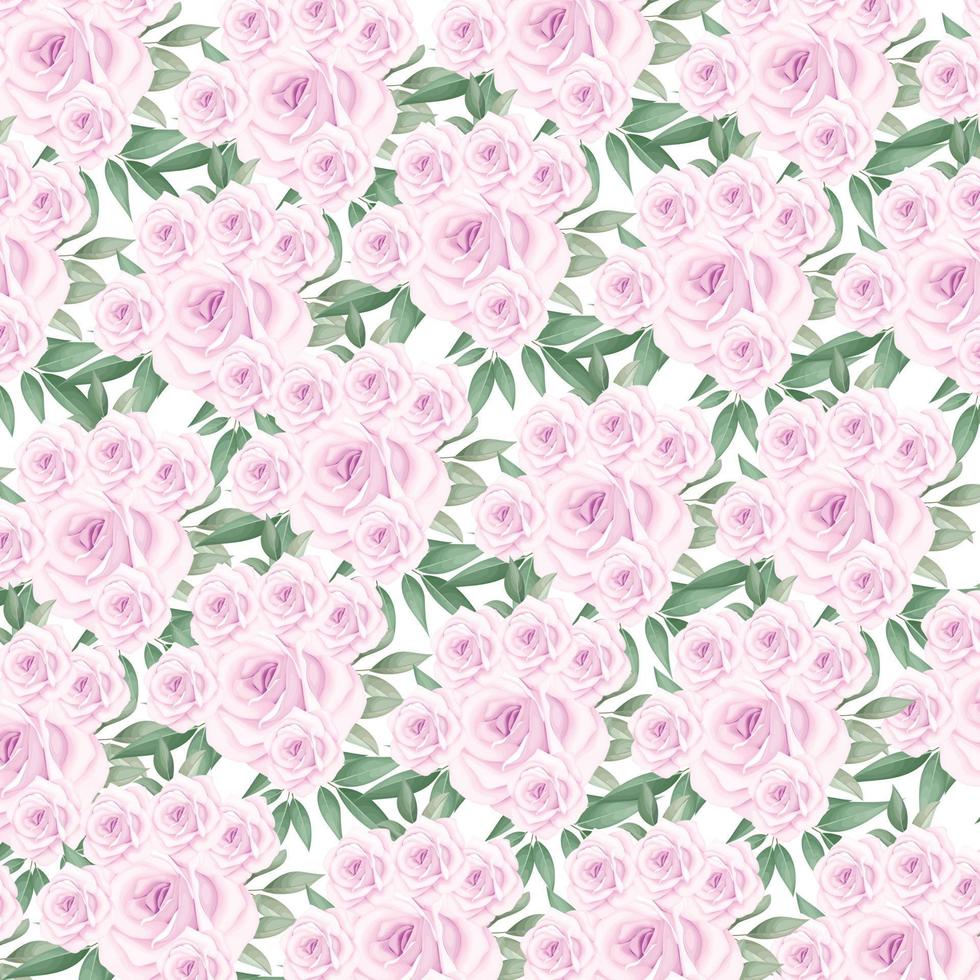 design de fundo floral padrão sem emenda. vetor