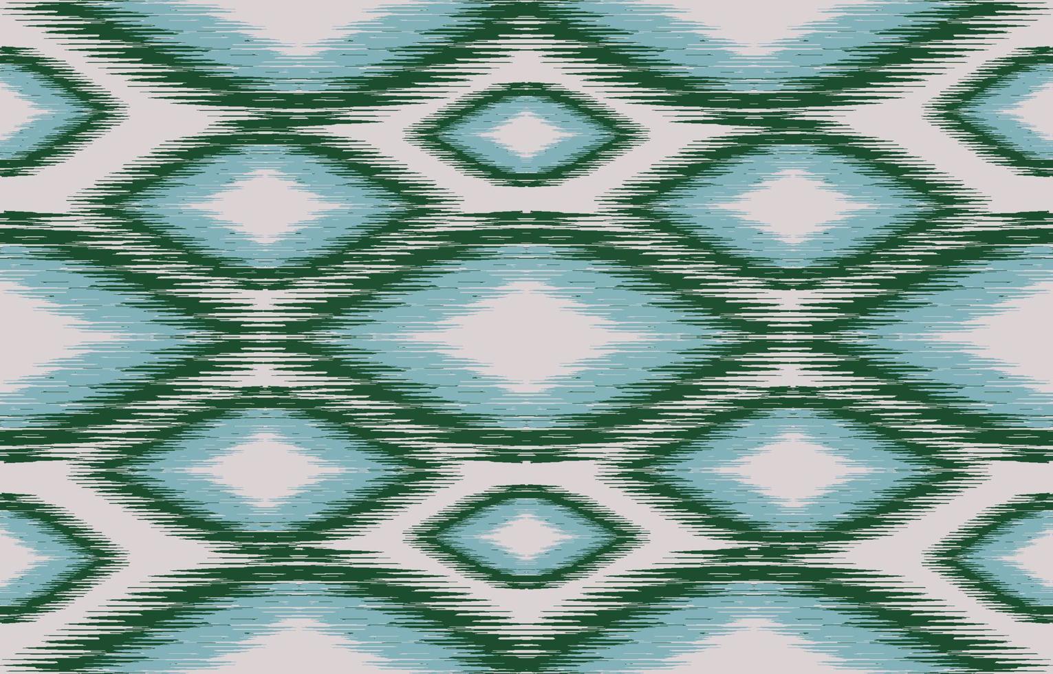 tecido ikat sem costura padrão geométrico étnico tradicional bordado style.design para fundo, tapete, tapete, sarongue, roupas, ilustração vetorial. vetor