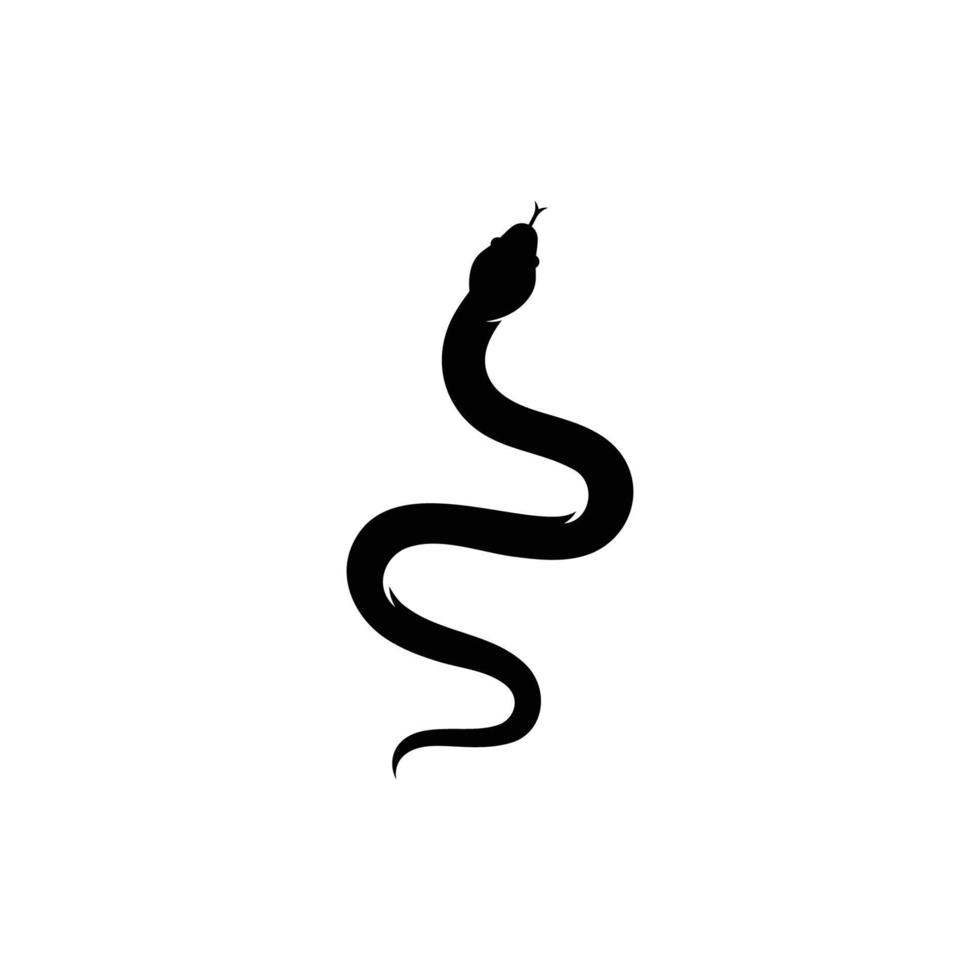 modelo de vetor de ícone de logotipo de cobra