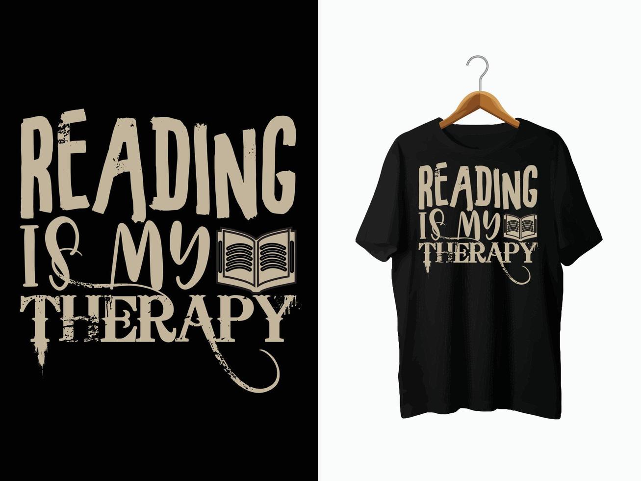 design de camiseta de amante de livros vetor