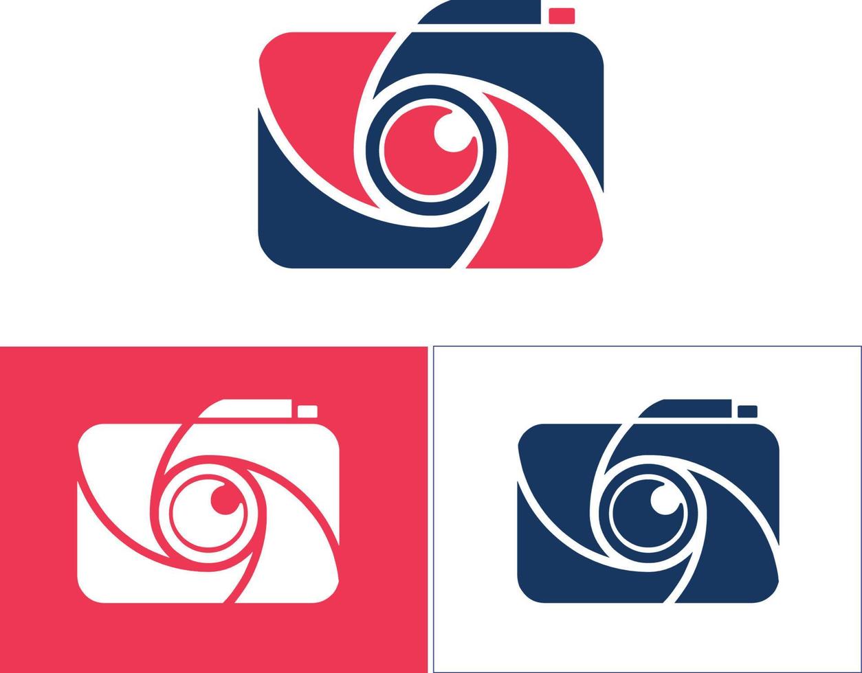 logotipo da câmera digital, logotipo de fotografia para estúdio fotográfico vetor