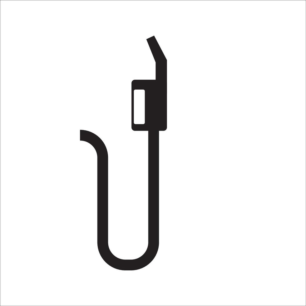 ícone de design de vetor de logotipo de posto de gasolina, este vetor pode ser usado para materiais básicos para fazer logotipos e outros