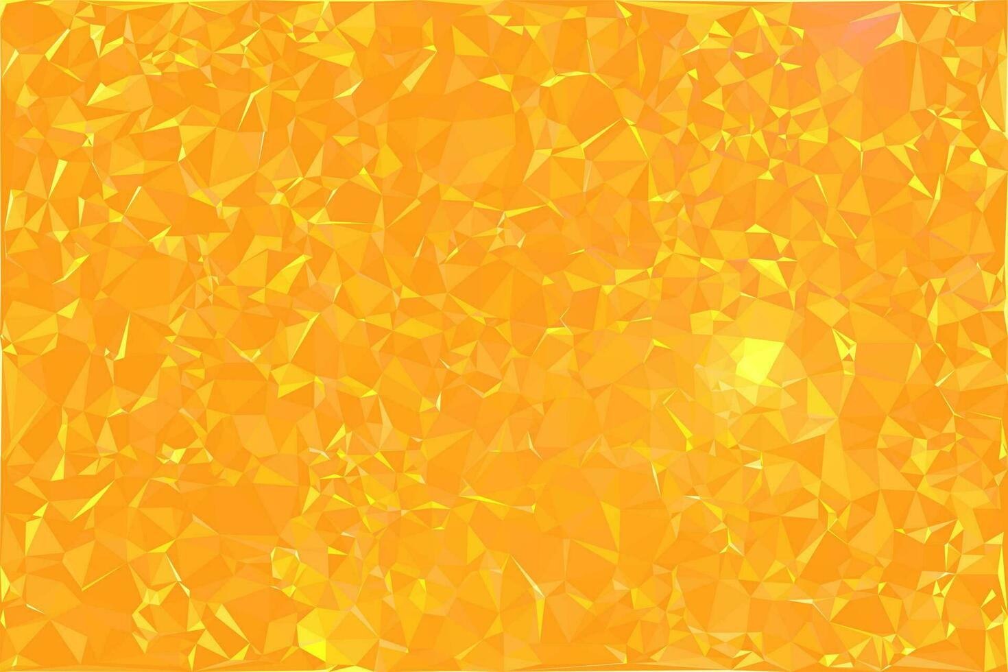 fundo de mosaico poligonal amarelo, modelos de design criativo vetor