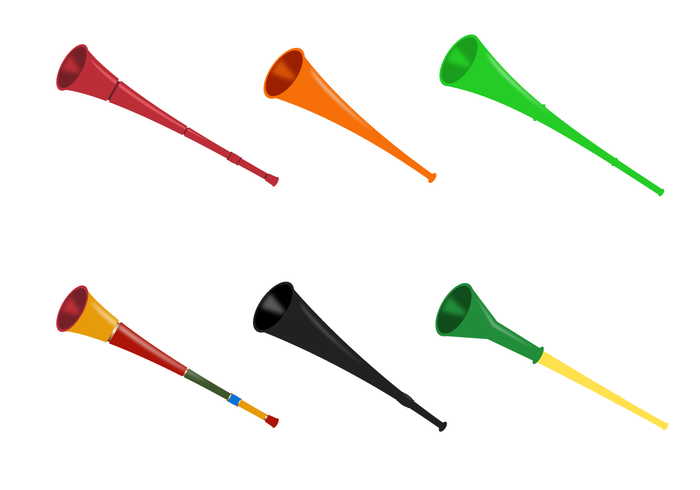 Vuvuzela Vector Grátis