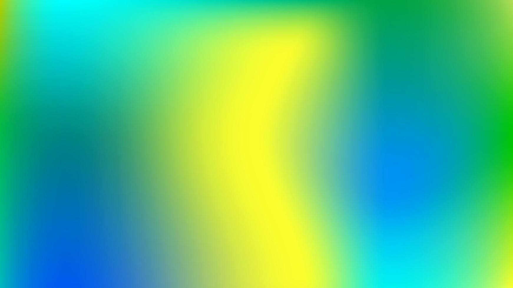 ilustração de fundo verde azul amarelo gradiente desfocado abstrato vetor