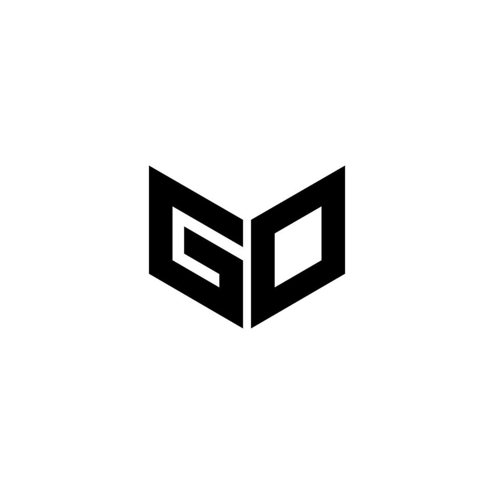 design de logotipo de carta gd com fundo branco no ilustrador. logotipo vetorial, desenhos de caligrafia para logotipo, pôster, convite, etc. vetor