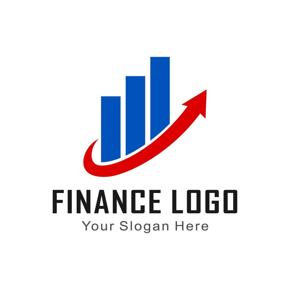 logotipo de vetor de finanças