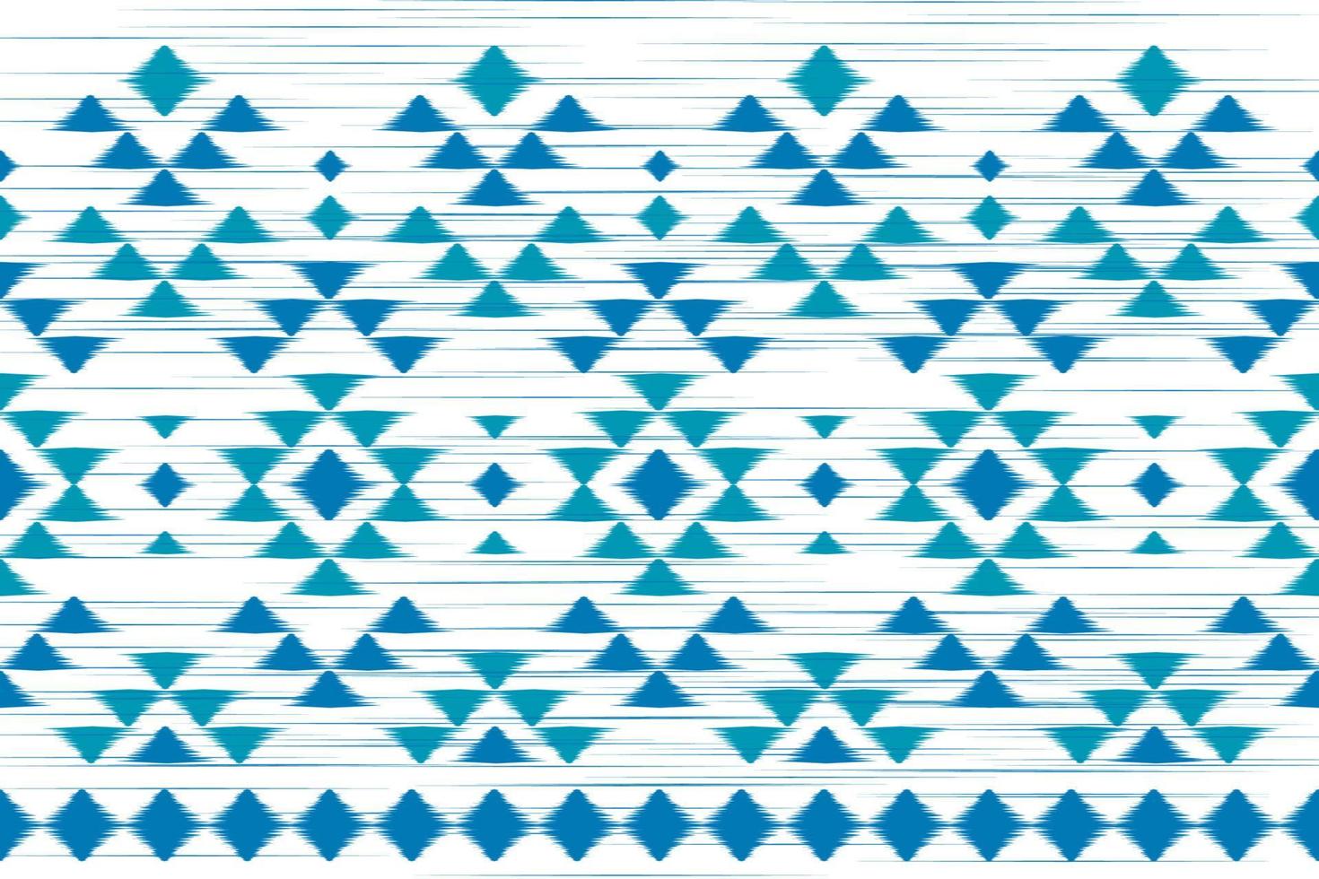 arte ikat étnica abstrata. padrão sem emenda em tribal. impressão de ornamento geométrico asteca. vetor
