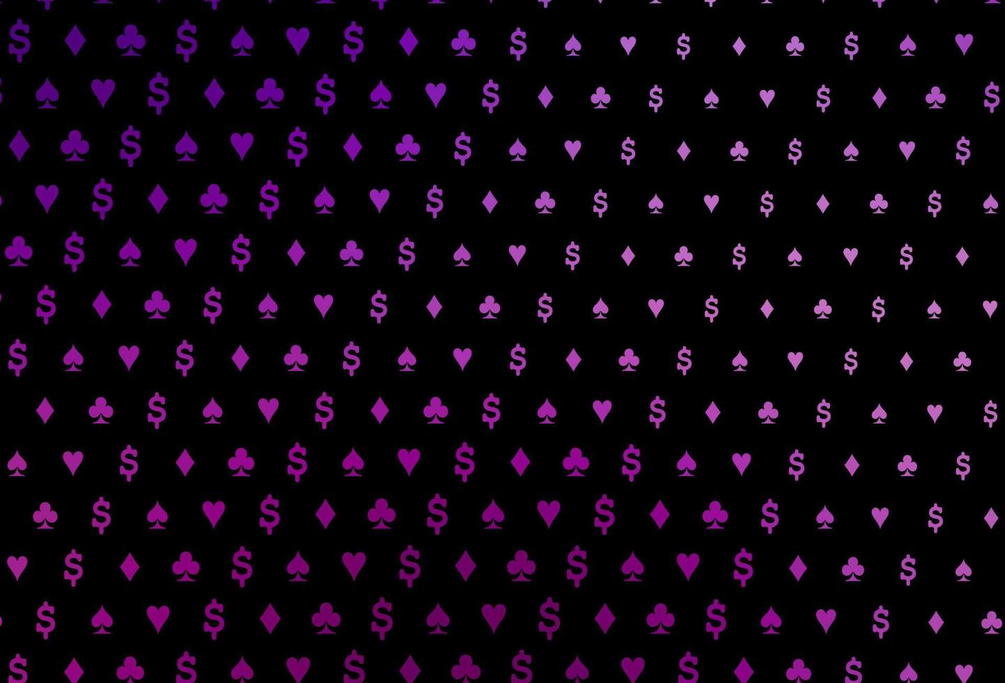 fundo vector roxo escuro com sinais de cartões.