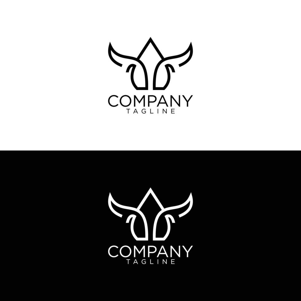 moderno um design de logotipo e modelos vetoriais premium vetor