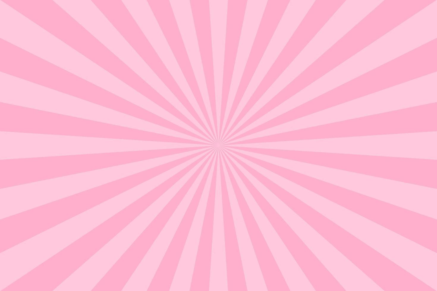 pop art rosa raios de sol fundo quadrinhos livro capa de revista dos desenhos animados. tira de padrão retrô engraçado dos desenhos animados maquete de ilustração vetorial vetor