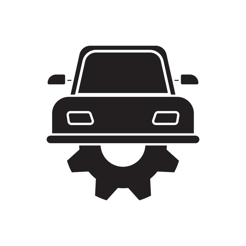 vetor de reparo do carro para apresentação do ícone do símbolo do site
