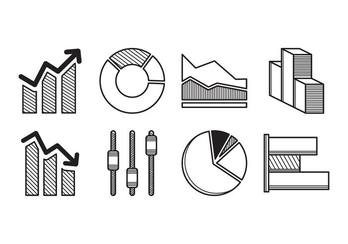 Vetor de ícone de diagrama livre