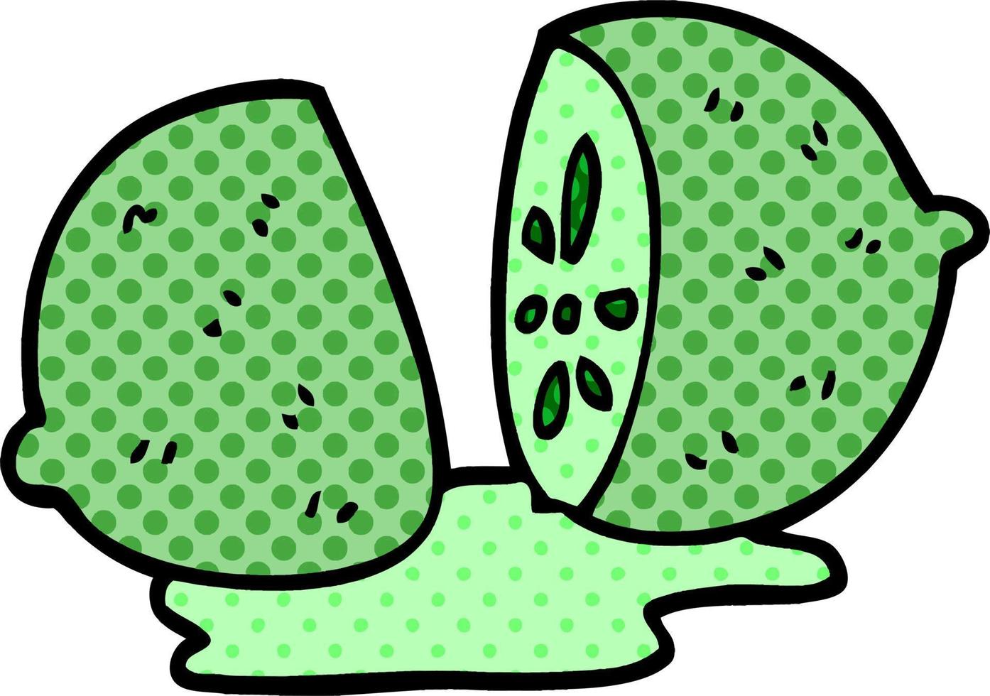 desenhos animados doodle frutas cítricas vetor