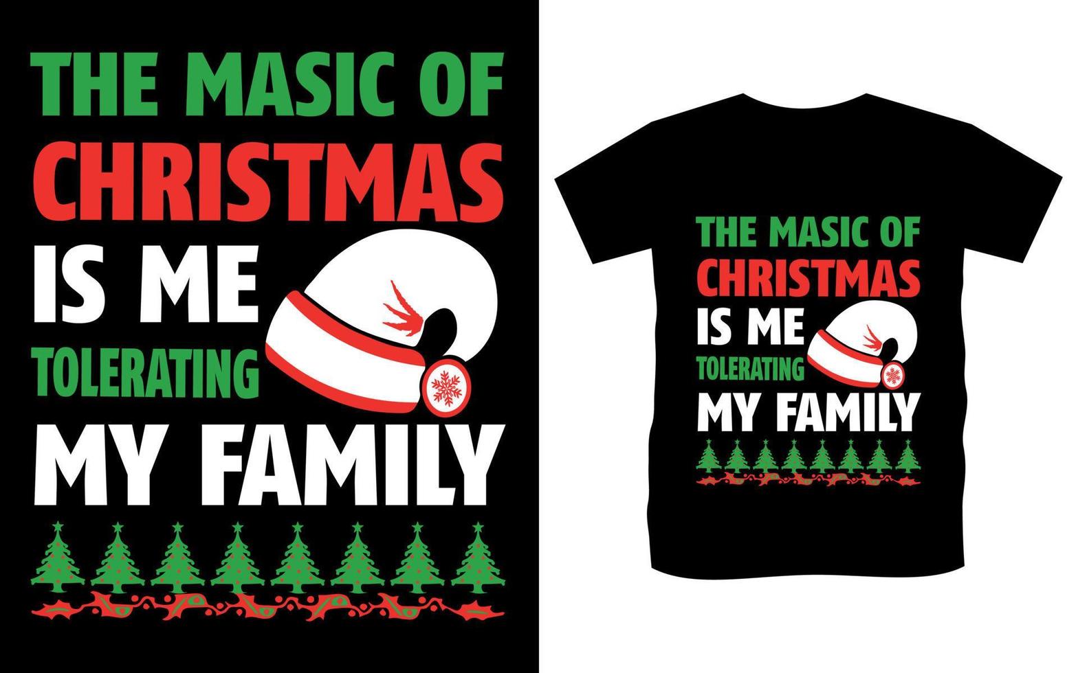 feliz natal tipografia vector design de t-shirt. camisa de árvores de natal, camisas para o natal, camisas fofas de feliz natal, camisas de natal para mulheres, camiseta de natal, camiseta de natal