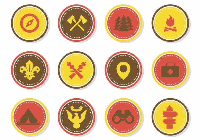 Vetor Scout grátis para Badges