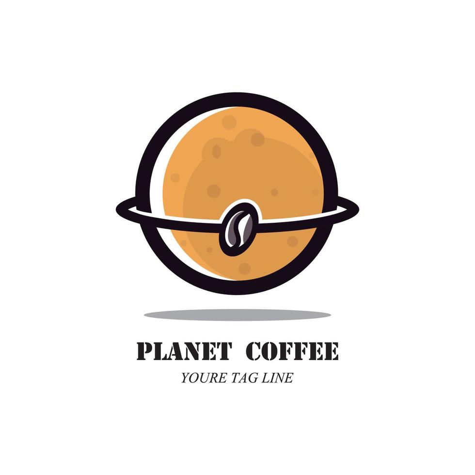 modelo de logotipo de xícara de café vetor