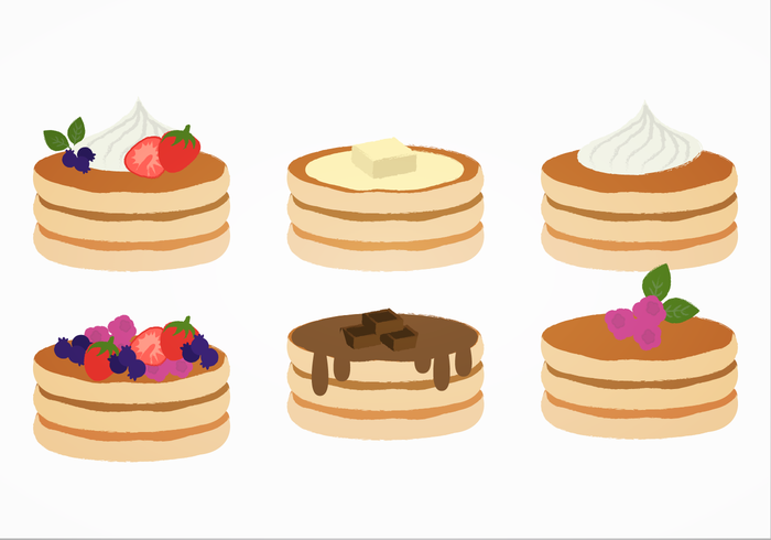 Pancakes do vetor