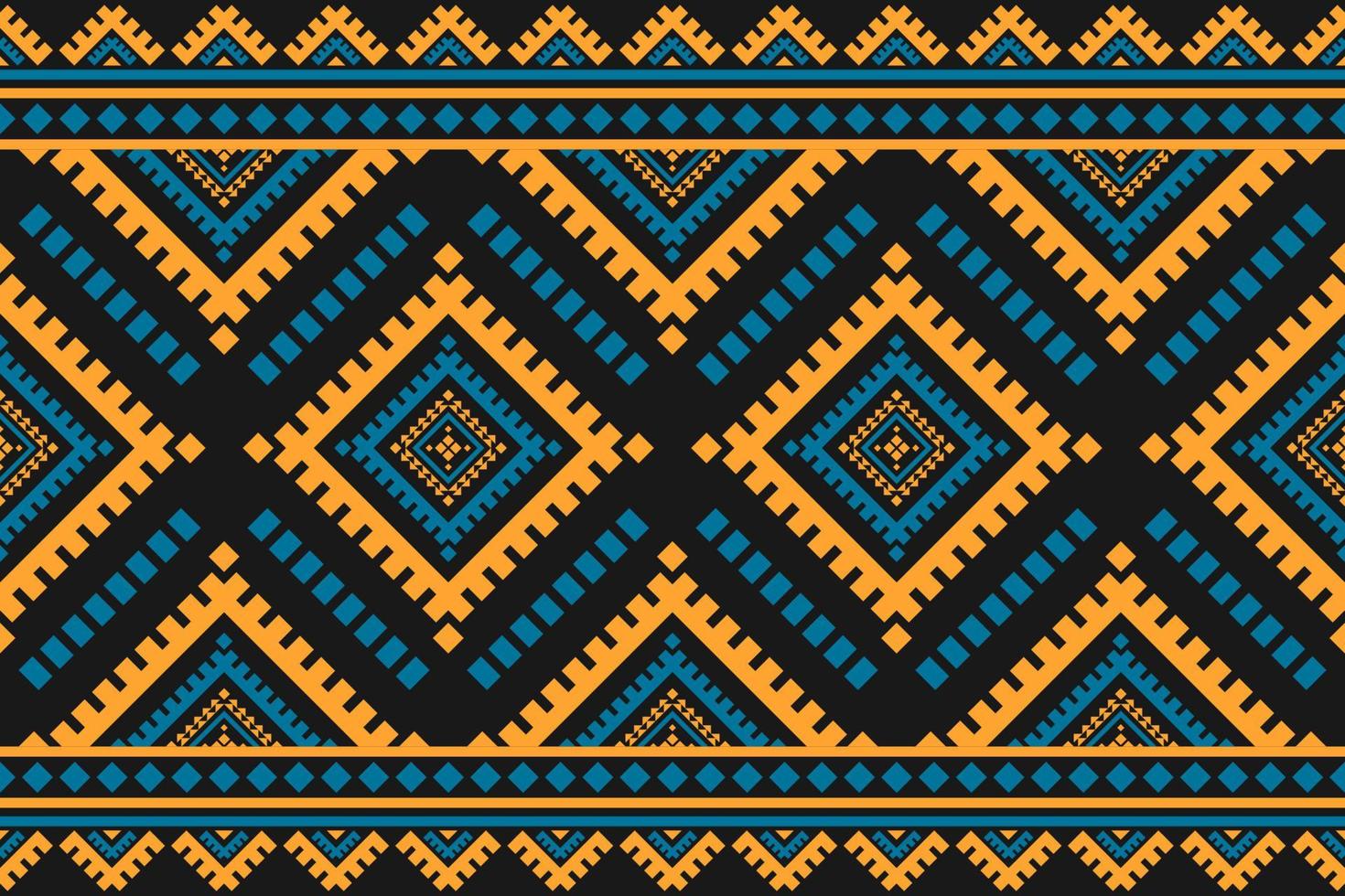 arte de padrão tribal de tapete. padrão geométrico étnico sem costura tradicional. vetor