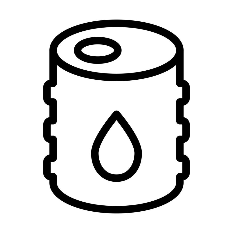 design de ícone de barril de óleo vetor