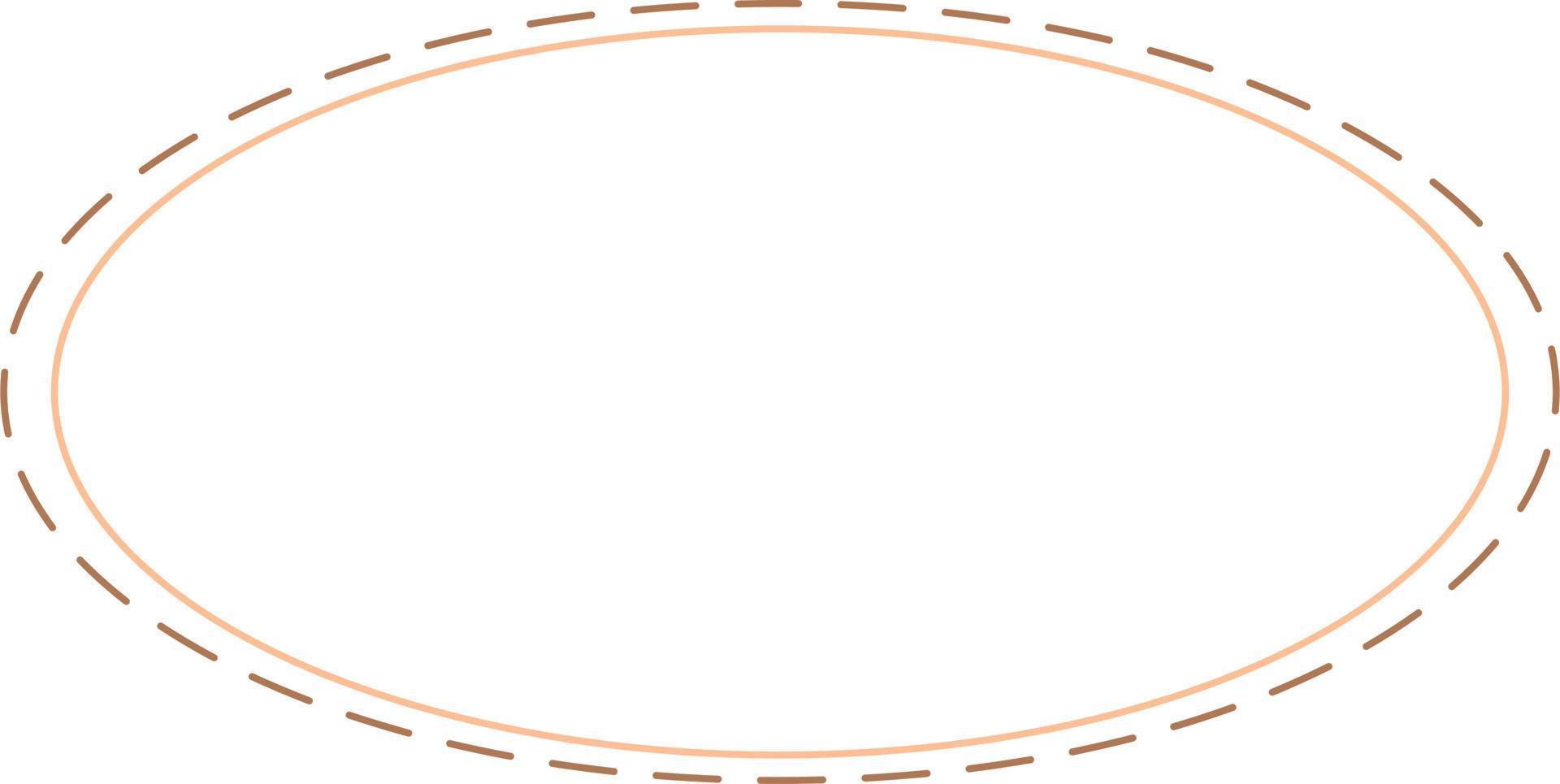 armações de borda oval isoladas no fundo branco. elemento de design moderno para moldura de borda, logotipo, tatuagem de blackout, símbolo, web, estampas, cartazes, modelo, padrão e abstrato vetor