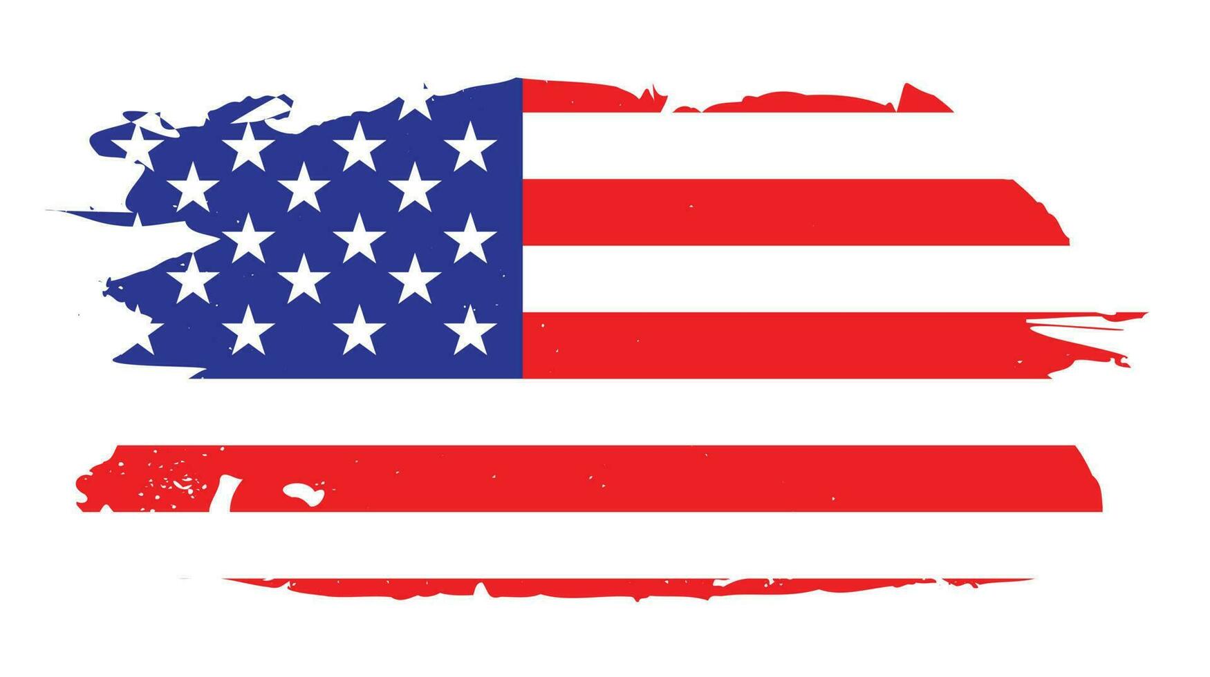 novo vetor de design de bandeira de textura grunge desbotado americano colorido