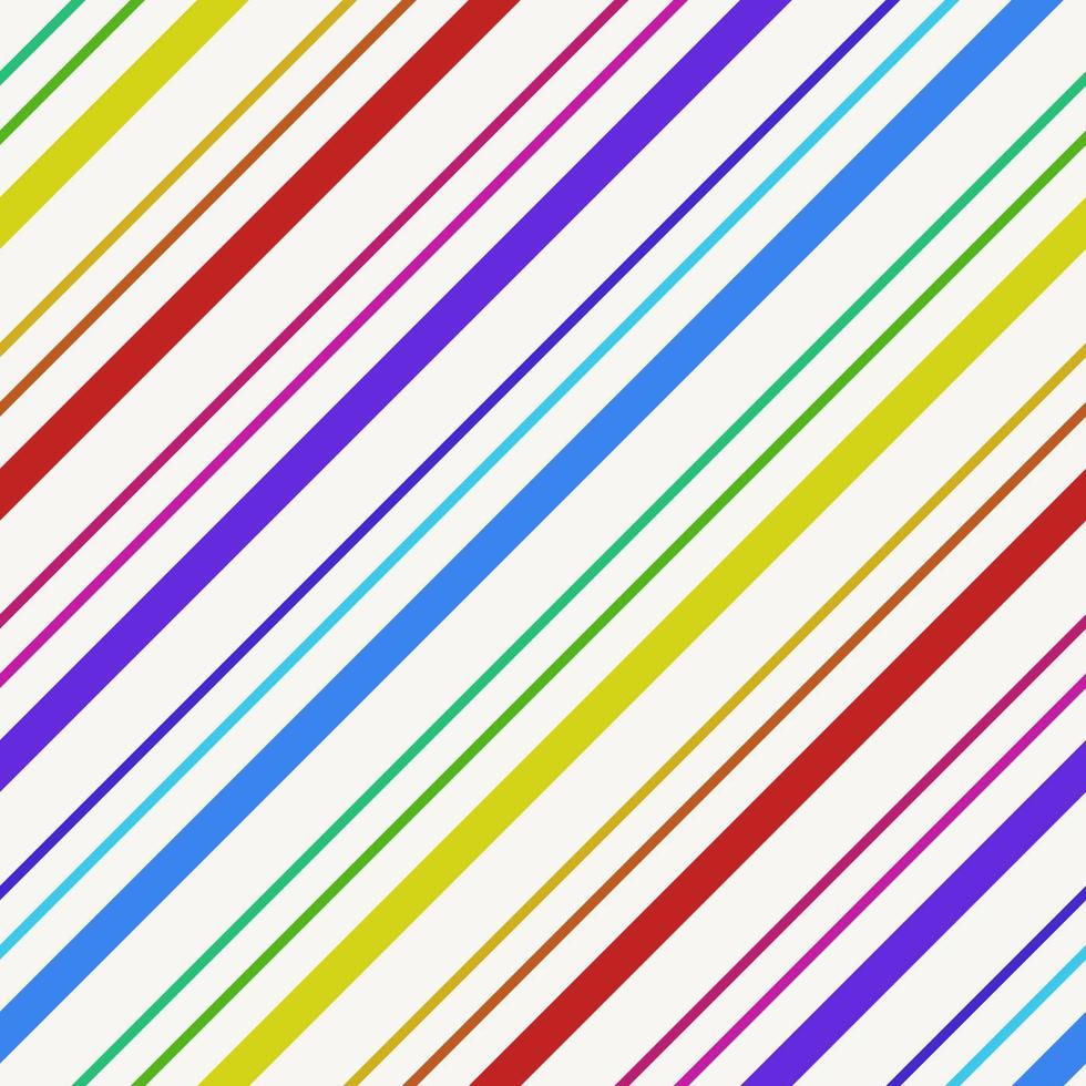 sem costura listras diagonais coloridas padrão vector