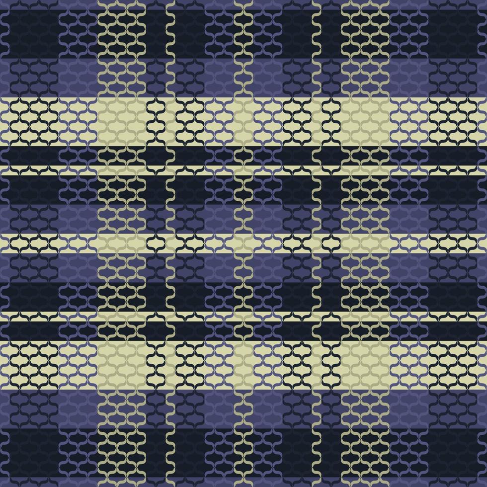 padrão de cor vintage tartan ou xadrez. vetor